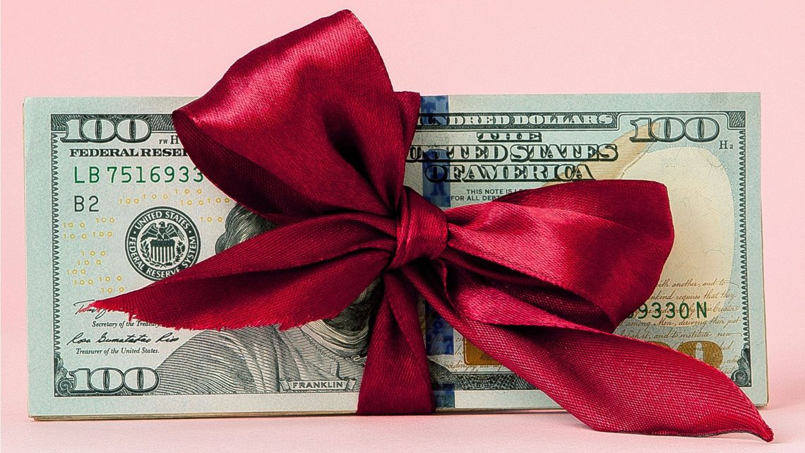Eddy And Schein Donation Cash Ribbon IStock 1142626695 1920x1080